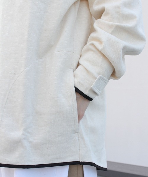 Tieasy（ティージー）の「TIEASY×KAVU/ティージー×カブー　スローシャツ　THROW SHIRT（Tシャツ/カットソー・メンズ・ブルー/ナチュラル/キャメル・L/M）」の10枚目の写真