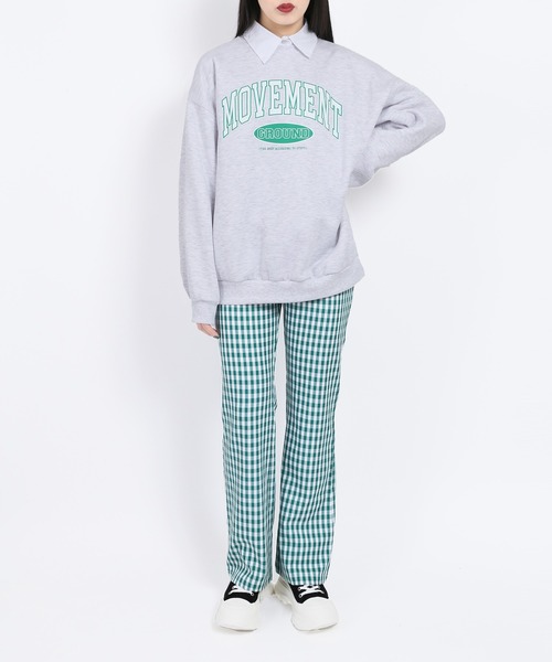 WC（ダブル シー）の「MOVEMENTロゴビッグスウェット（スウェット・レディース・ブラック/グレー/ピンク/グリーン・FREE）」の12枚目の写真