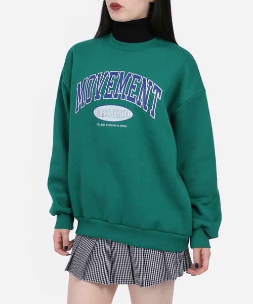 WC（ダブル シー）の「MOVEMENTロゴビッグスウェット（スウェット・レディース・ブラック/グレー/ピンク/グリーン・FREE）」の7枚目の写真