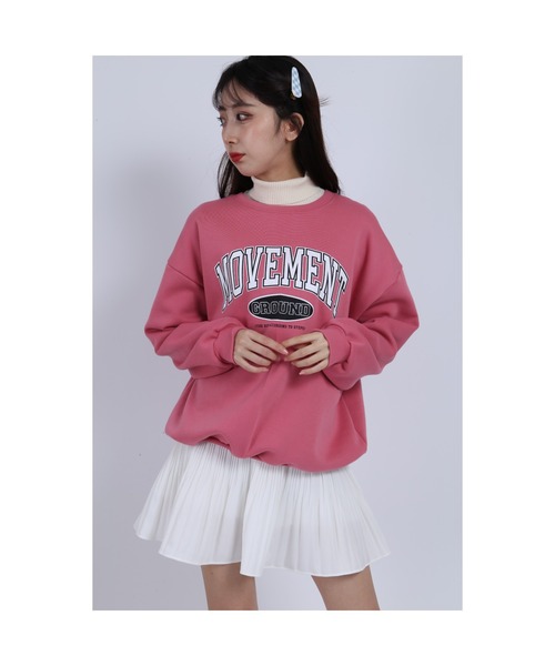 WC（ダブル シー）の「MOVEMENTロゴビッグスウェット（スウェット・レディース・ブラック/グレー/ピンク/グリーン・FREE）」の14枚目の写真