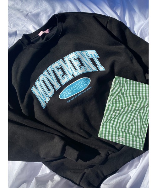WC（ダブル シー）の「MOVEMENTロゴビッグスウェット（スウェット・レディース・ブラック/グレー/ピンク/グリーン・FREE）」の15枚目の写真
