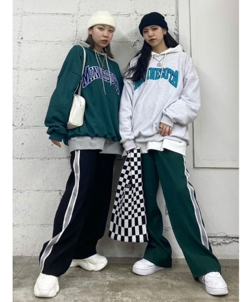 WC（ダブル シー）の「MOVEMENTロゴビッグスウェット（スウェット・レディース・ブラック/グレー/ピンク/グリーン・FREE）」の20枚目の写真