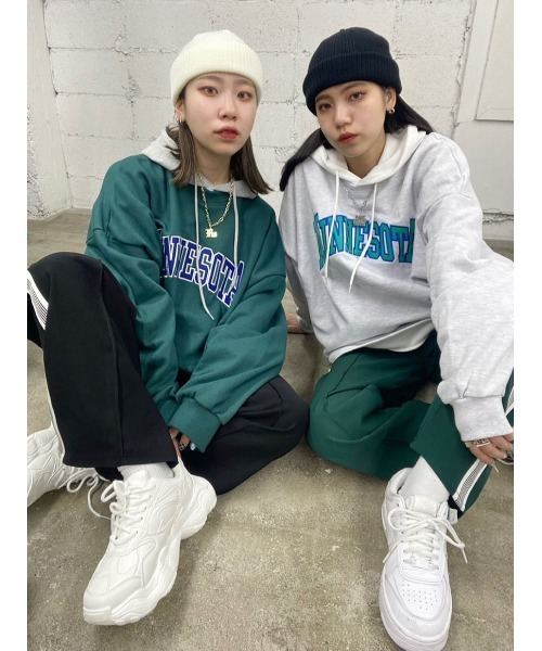 WC（ダブル シー）の「MOVEMENTロゴビッグスウェット（スウェット・レディース・ブラック/グレー/ピンク/グリーン・FREE）」の21枚目の写真