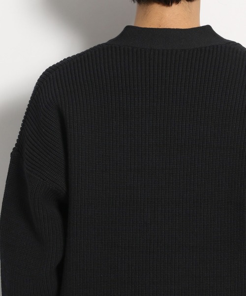 niko and...(ニコアンド)の「三杢BIGVネックニットカーディガン(カーディガン/ボレロ・メンズ・ブラック/アイボリー/キャメル・LARGE/MEDIUM)」の9枚目の写真