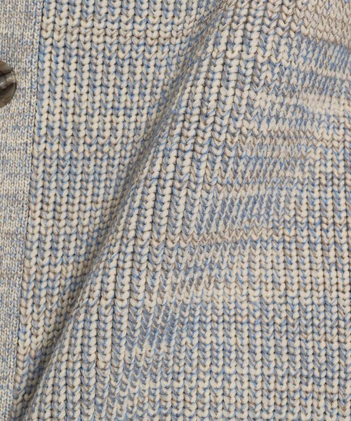 niko and...(ニコアンド)の「三杢BIGVネックニットカーディガン(カーディガン/ボレロ・メンズ・ブラック/アイボリー/キャメル・LARGE/MEDIUM)」の11枚目の写真