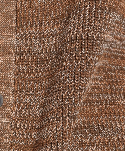 niko and...(ニコアンド)の「三杢BIGVネックニットカーディガン(カーディガン/ボレロ・メンズ・ブラック/アイボリー/キャメル・LARGE/MEDIUM)」の12枚目の写真