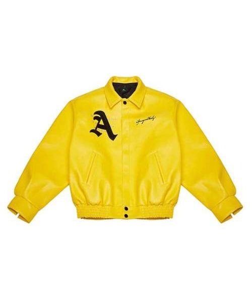 a few Goodkids アスレチックジャケット ブラック/イエロー a few Goodkids アスレチックジャケット ブラック/イエロー