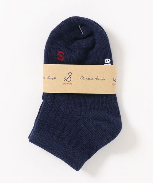 stample（スタンプル）の「スタンダードアンクルソックス1P（ソックス/靴下・キッズ・グレー/ワインレッド/オリーブ/アイボリー/マスタード/ネイビー/ブルー/チャコール/レッド・L/LL/S/M）」の5枚目の写真