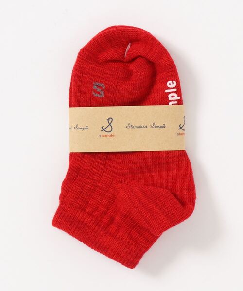 stample（スタンプル）の「スタンダードアンクルソックス1P（ソックス/靴下・キッズ・グレー/ワインレッド/オリーブ/アイボリー/マスタード/ネイビー/ブルー/チャコール/レッド・L/LL/S/M）」の8枚目の写真