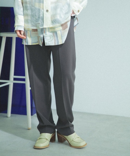 CREOLME（クレオルム）の「(CREOLME)スラックスパンツ（スラックス・レディース・レッド/グレー・SMALL/MEDIUM）」の2枚目の写真