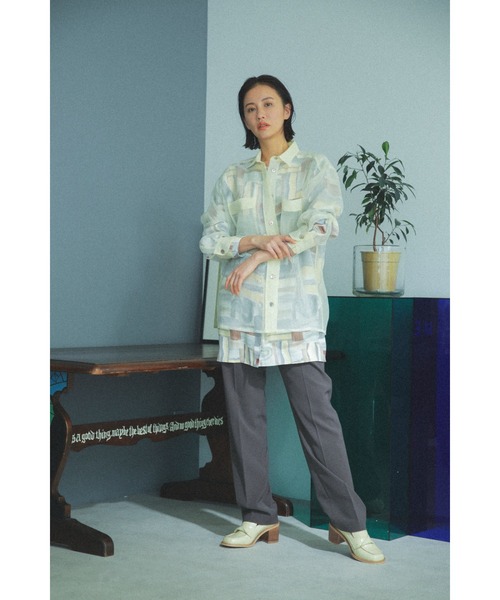 CREOLME（クレオルム）の「(CREOLME)スラックスパンツ（スラックス・レディース・レッド/グレー・SMALL/MEDIUM）」の4枚目の写真