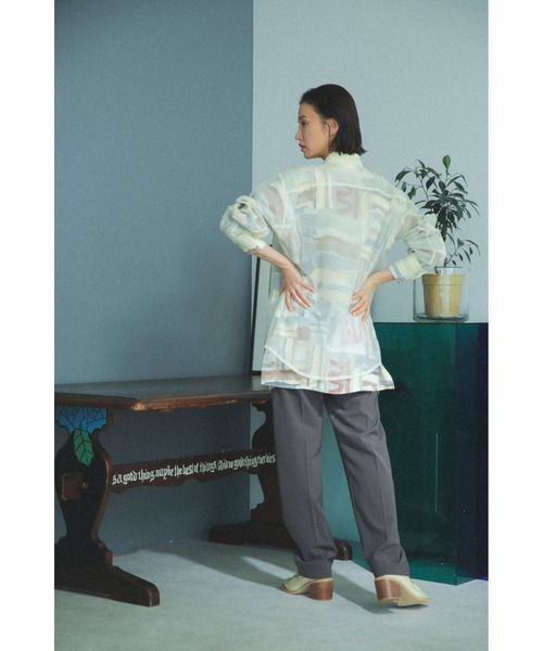 CREOLME（クレオルム）の「(CREOLME)スラックスパンツ（スラックス・レディース・レッド/グレー・SMALL/MEDIUM）」の5枚目の写真