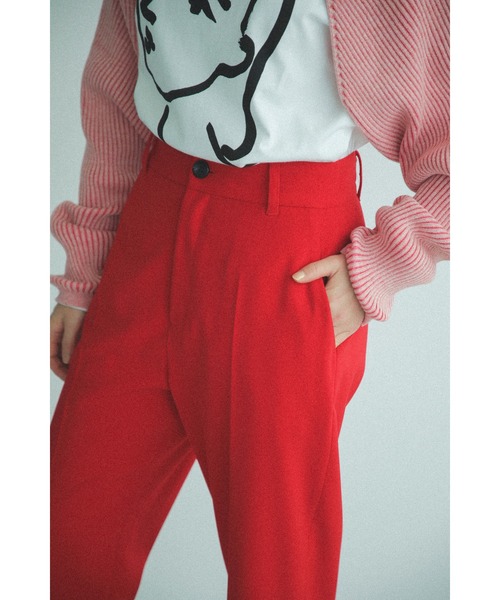 CREOLME（クレオルム）の「(CREOLME)スラックスパンツ（スラックス・レディース・レッド/グレー・SMALL/MEDIUM）」の12枚目の写真