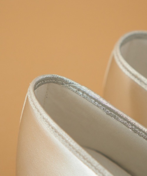 note et silence （ノートエシロンス）の「【 AMB100貨 】cat worth Jazz shoes（ドレスシューズ・レディース・シルバー・23/24/25）」の12枚目の写真