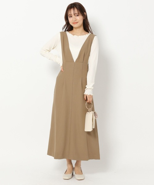 mysty woman（ミスティウーマン）の「インナーにおすすめ　ボートネックメロープルオーバー 267557（Tシャツ/カットソー・レディース・ブラック/オフホワイト/アイボリー/チャコール・FREE）」の5枚目の写真