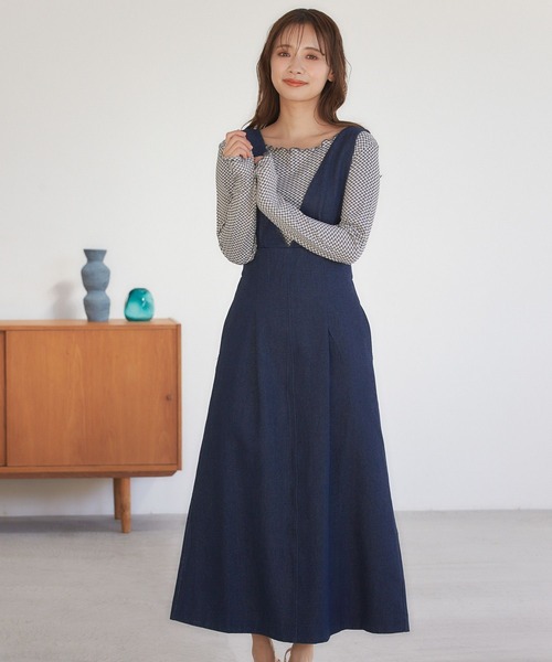 mysty woman（ミスティウーマン）の「インナーにおすすめ　ボートネックメロープルオーバー 267557（Tシャツ/カットソー・レディース・ブラック/オフホワイト/アイボリー/チャコール・FREE）」の22枚目の写真