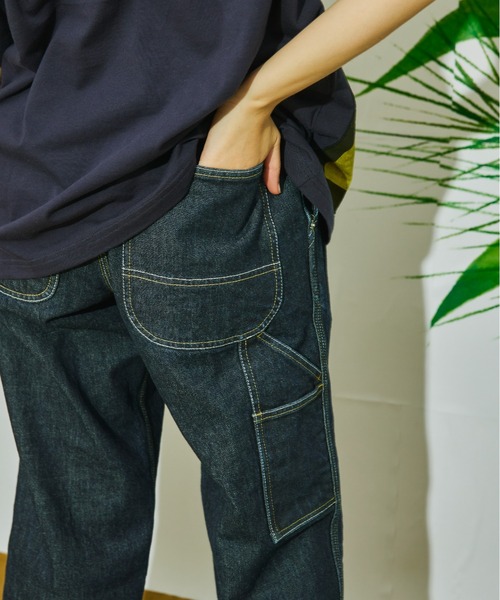 AlexanderLeeChang（アレキサンダーリーチャン）の「AlexanderLeeChang アレキサンダーリーチャン / CARPENTER DNMカーペンターデニム/ AC042202（デニムパンツ・メンズ・インディゴブルー・4/3/2/0/1）」の10枚目の写真