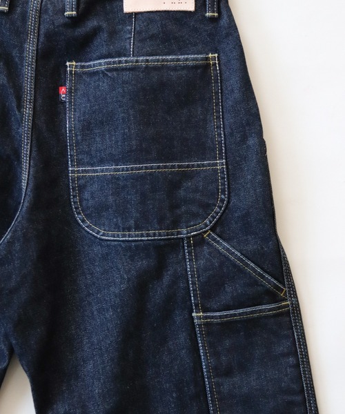 AlexanderLeeChang（アレキサンダーリーチャン）の「AlexanderLeeChang アレキサンダーリーチャン / CARPENTER DNMカーペンターデニム/ AC042202（デニムパンツ・メンズ・インディゴブルー・4/3/2/0/1）」の2枚目の写真