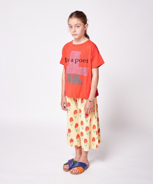 BOBO CHOSES ボボショーズ 花柄　スカート　レッド　M 未使用 BOBO CHOSES ボボショーズ 花柄 スカート レッド M 未使用