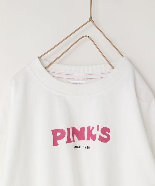 LOWRYS FARM（ローリーズファーム）の「ＰＩＮＫ'ｓロゴＴシャツ　264312（Tシャツ/カットソー・キッズ・レッド/ピンク・110cm/120cm/130cm/140cm/150cm）」の3枚目の写真