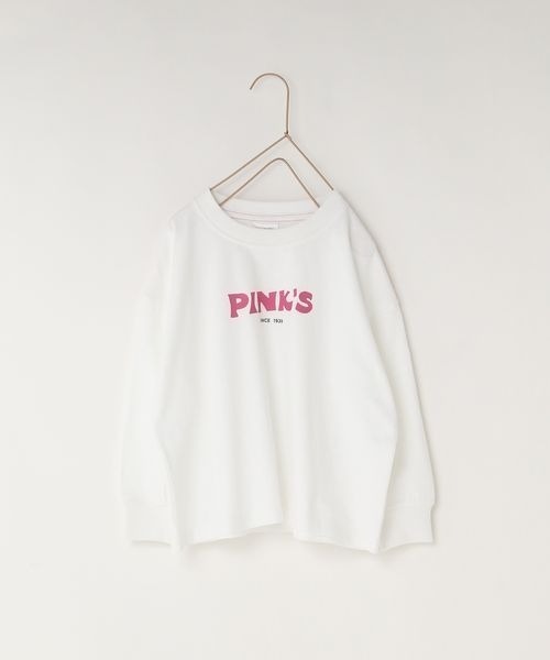 LOWRYS FARM（ローリーズファーム）の「ＰＩＮＫ'ｓロゴＴシャツ　264312（Tシャツ/カットソー・キッズ・レッド/ピンク・110cm/120cm/130cm/140cm/150cm）」の15枚目の写真