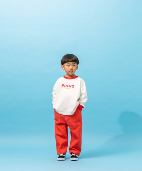 LOWRYS FARM（ローリーズファーム）の「ＰＩＮＫ'ｓロゴＴシャツ　264312（Tシャツ/カットソー・キッズ・レッド/ピンク・110cm/120cm/130cm/140cm/150cm）」の11枚目の写真