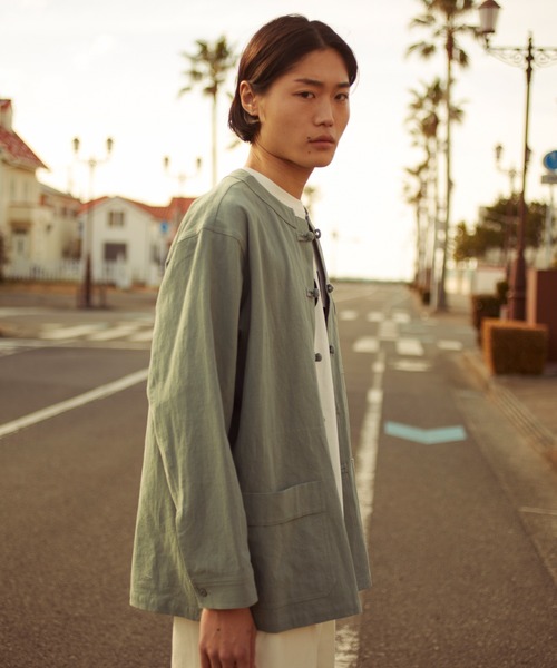 FIDELITY(フィデリティ)の「CHINA COVERALL / チャイナカバーオール(カバーオール・メンズ・オフホワイト/ネイビー/グリーン系その他2・MEDIUM/X-LARGE/LARGE)」の20枚目の写真