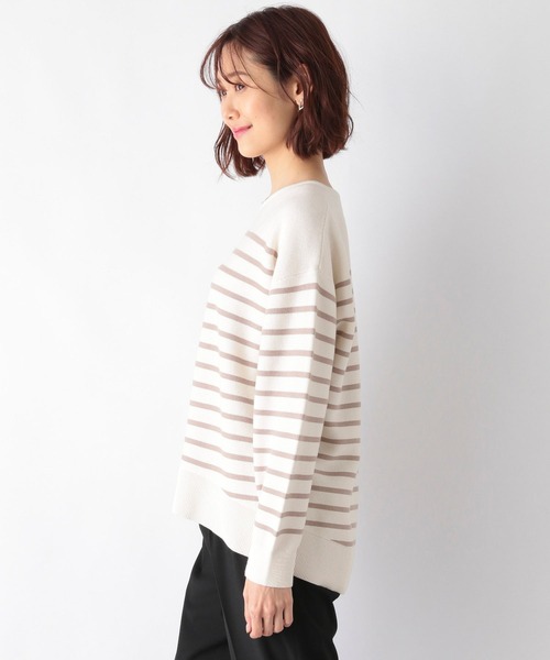 GLOBAL WORK(グローバルワーク)の「トリプルイージーVネックプルオーバー/258880(ニット/セーター・レディース・ライトグレー/ネイビー/ブラウン/オフホワイト/ライトグリーン/キャメル/ブルー系その他6/パープル系その他4・SMALL/MEDIUM/LARGE)」の22枚目の写真