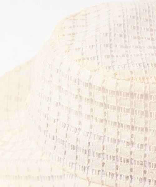 LOWRYS FARM（ローリーズファーム）の「レースハット　261384（ハット・レディース・オフホワイト/ブラック・FREE）」の5枚目の写真