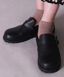 (ES)【 Joy Walker Plus 】フェイクレザー サボ スリッポン