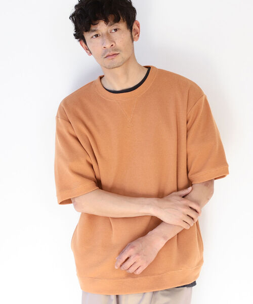 B:MING by BEAMS（ビーミングバイビームス）の「B:MING by BEAMS / リブ ダブルフェイス Tシャツ（Tシャツ/カットソー・メンズ・ブルー系その他/ベージュ/オレンジ系その他5/グリーン・MEDIUM/SMALL/X-LARGE/LARGE）」の21枚目の写真