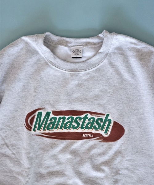 MANASTASH（マナスタッシュ）の「MANASTASH/マナスタッシュ　MANASTAWAY SWEAT CREW スウェットクルー（スウェット・レディース・グレー・MEDIUM/LARGE/X-LARGE）」の3枚目の写真