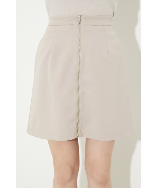 rienda（リエンダ）の「センタージップミニスカート（スカート・レディース・ブラック/パープル/ベージュ/ライトグリーン・MEDIUM/SMALL/X-SMALL）」の8枚目の写真