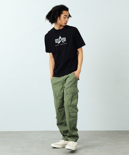 Alpha Industries（アルファインダストリーズ）の「コンバット ルーズテーパードカーゴパンツ/COMBAT CARGO PANTS(無地)（カーゴパンツ・メンズ・ダークグレー/ブラック/オリーブ・SMALL/MEDIUM/LARGE/X-LARGE）」の9枚目の写真