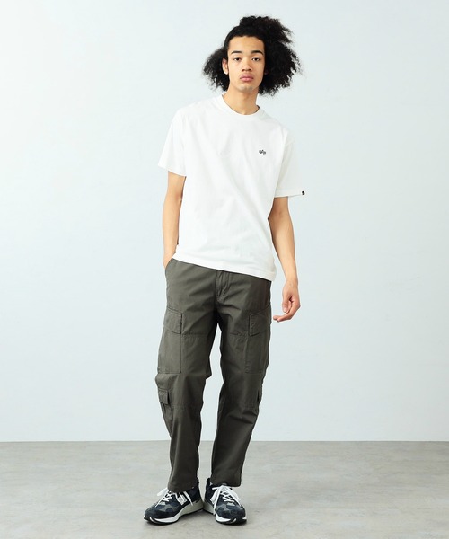 Alpha Industries（アルファインダストリーズ）の「コンバット ルーズテーパードカーゴパンツ/COMBAT CARGO PANTS(無地)（カーゴパンツ・メンズ・ダークグレー/ブラック/オリーブ・SMALL/MEDIUM/LARGE/X-LARGE）」の16枚目の写真