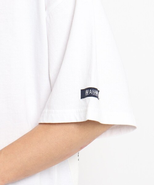 HAV-A-HANK（ハバハンク ）の「◆HAV A HANK ハバハンク バックバンダナ 別注コットン半袖Tシャツ（Tシャツ/カットソー・メンズ・ブラック/ライトグリーン/アイボリー・02/03/04）」の8枚目の写真