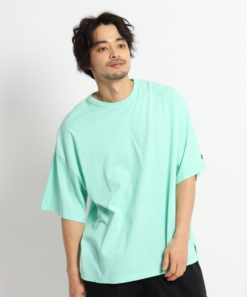 HAV-A-HANK（ハバハンク ）の「◆HAV A HANK ハバハンク バックバンダナ 別注コットン半袖Tシャツ（Tシャツ/カットソー・メンズ・ブラック/ライトグリーン/アイボリー・02/03/04）」の13枚目の写真