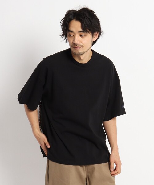 HAV-A-HANK（ハバハンク ）の「◆HAV A HANK ハバハンク バックバンダナ 別注コットン半袖Tシャツ（Tシャツ/カットソー・メンズ・ブラック/ライトグリーン/アイボリー・02/03/04）」の14枚目の写真