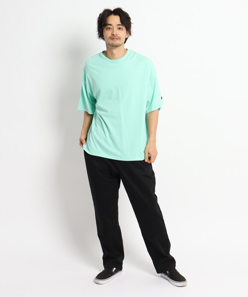 HAV-A-HANK（ハバハンク ）の「◆HAV A HANK ハバハンク バックバンダナ 別注コットン半袖Tシャツ（Tシャツ/カットソー・メンズ・ブラック/ライトグリーン/アイボリー・02/03/04）」の16枚目の写真
