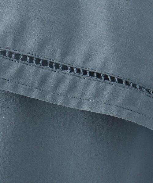 OPAQUE.CLIP（オペークドットクリップ）の「◆ハシゴレースカラーブラウス（シャツ/ブラウス・レディース・ブルー/ホワイト系/ブラック・00）」の10枚目の写真