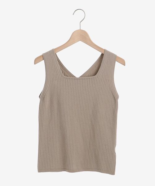 le.coeur blanc（ルクールブラン）の「カシリーコットンアンサンブルニット（ニット/セーター・レディース・サックスブルー/ブラック/モカ・38）」の8枚目の写真