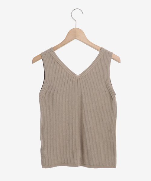 le.coeur blanc（ルクールブラン）の「カシリーコットンアンサンブルニット（ニット/セーター・レディース・サックスブルー/ブラック/モカ・38）」の7枚目の写真