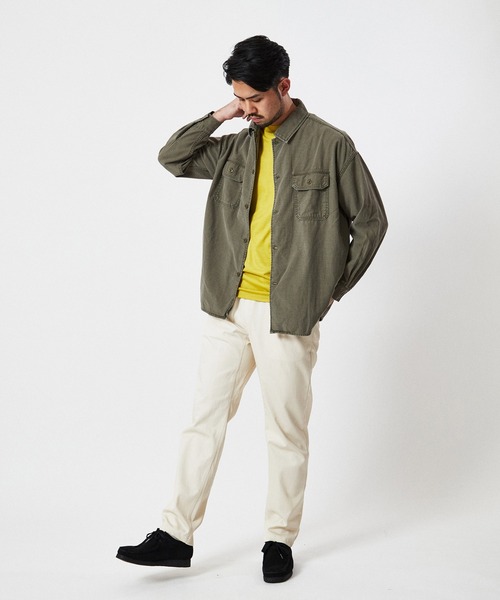 REMI RELIEF(レミレリーフ)の「【REMI RELIEF / レミレリーフ】別注 ミリタリーシャツ(シャツ/ブラウス・メンズ・カーキ・MEDIUM/LARGE)」の17枚目の写真