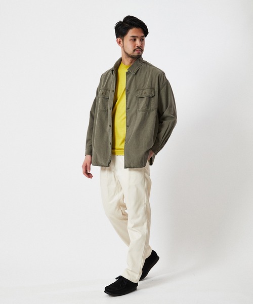 REMI RELIEF(レミレリーフ)の「【REMI RELIEF / レミレリーフ】別注 ミリタリーシャツ(シャツ/ブラウス・メンズ・カーキ・MEDIUM/LARGE)」の18枚目の写真