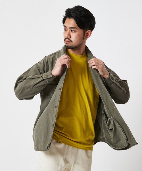 REMI RELIEF(レミレリーフ)の「【REMI RELIEF / レミレリーフ】別注 ミリタリーシャツ(シャツ/ブラウス・メンズ・カーキ・MEDIUM/LARGE)」の19枚目の写真
