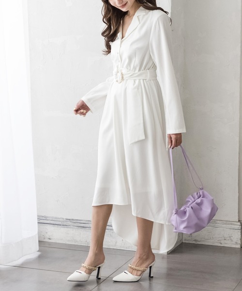 Julia Boutique（ジュリアブティック）の「チェーンデザインポインテッドミュール/22033（サンダル・レディース・ブラック/ホワイト・L/LL/M/3L/S）」の3枚目の写真