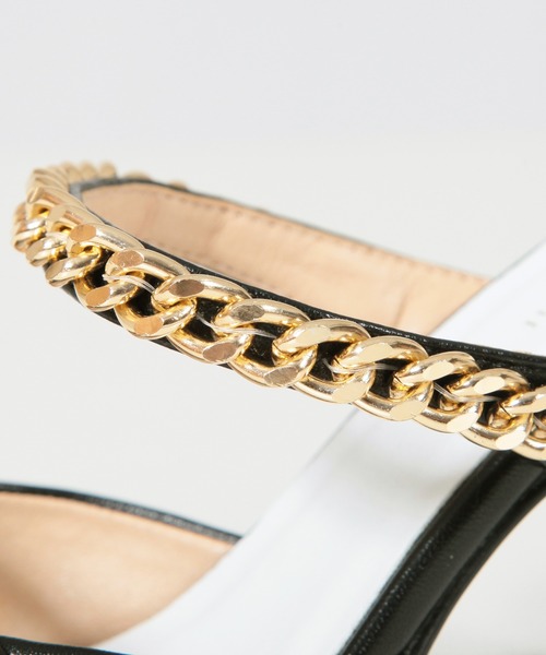 Julia Boutique（ジュリアブティック）の「チェーンデザインポインテッドミュール/22033（サンダル・レディース・ブラック/ホワイト・L/LL/M/3L/S）」の17枚目の写真