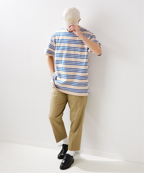 417 EDIFICE(フォーワンセブンエディフィス)の「"リラックス"【allery / アレリ―】スラックス(スラックス・メンズ・ベージュ/カーキ・SMALL/MEDIUM/LARGE)」の3枚目の写真