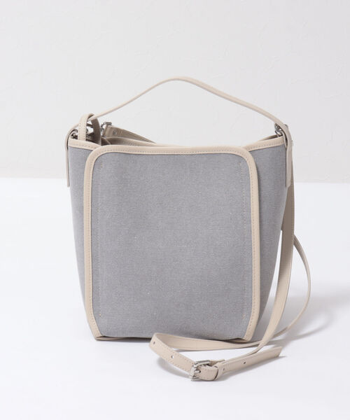 PAOLA NUTTI  （パオラヌッティ）の「【PAOLA NUTTI/パオラヌッティ】キャンバススクエアトートバッグ（トートバッグ・レディース・ベージュ系その他3/グリーン系その他3・FREE）」の7枚目の写真