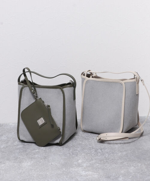 PAOLA NUTTI  （パオラヌッティ）の「【PAOLA NUTTI/パオラヌッティ】キャンバススクエアトートバッグ（トートバッグ・レディース・ベージュ系その他3/グリーン系その他3・FREE）」の12枚目の写真